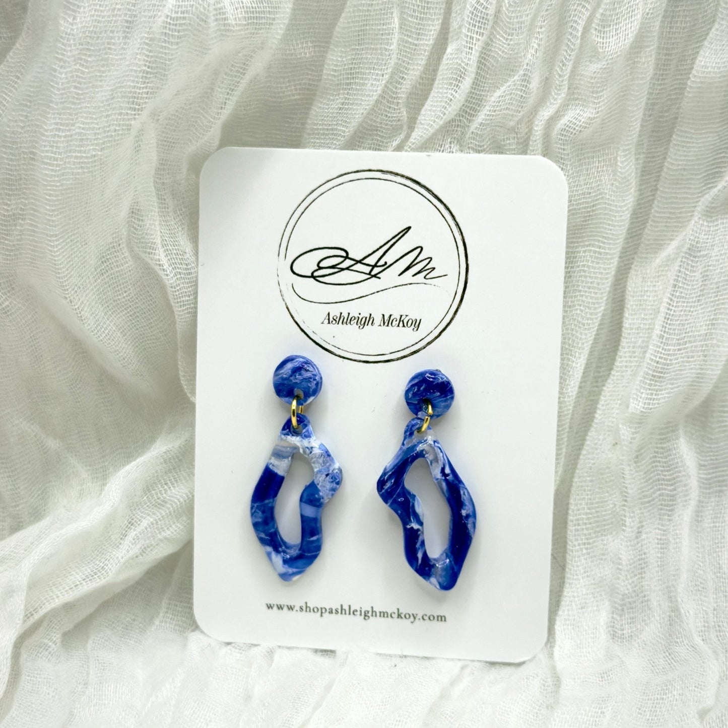 Small Squiggle Earrings - Ashleigh McKoy