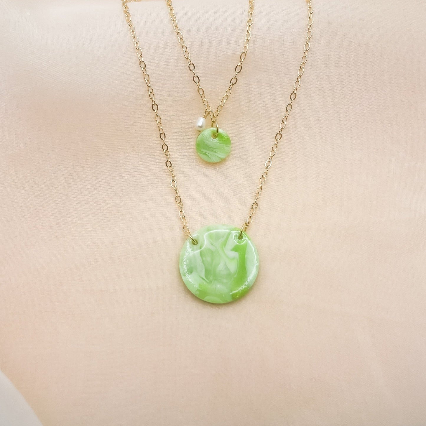 Large Marble Necklace - Ashleigh McKoy