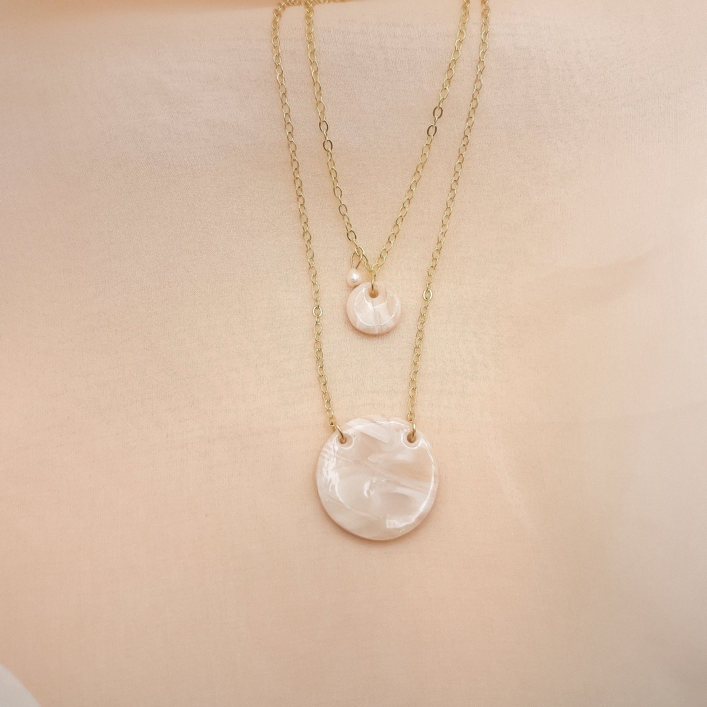 Large Marble Necklace - Ashleigh McKoy