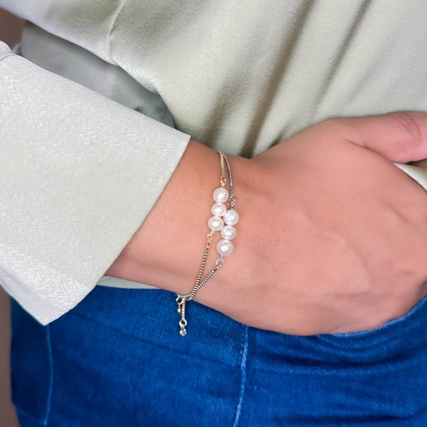 Three Pearl Bracelet - Ashleigh McKoy