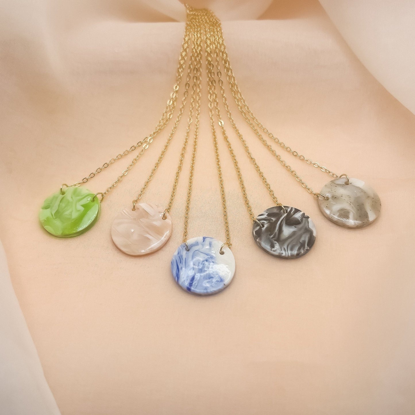 Large Marble Necklace - Ashleigh McKoy