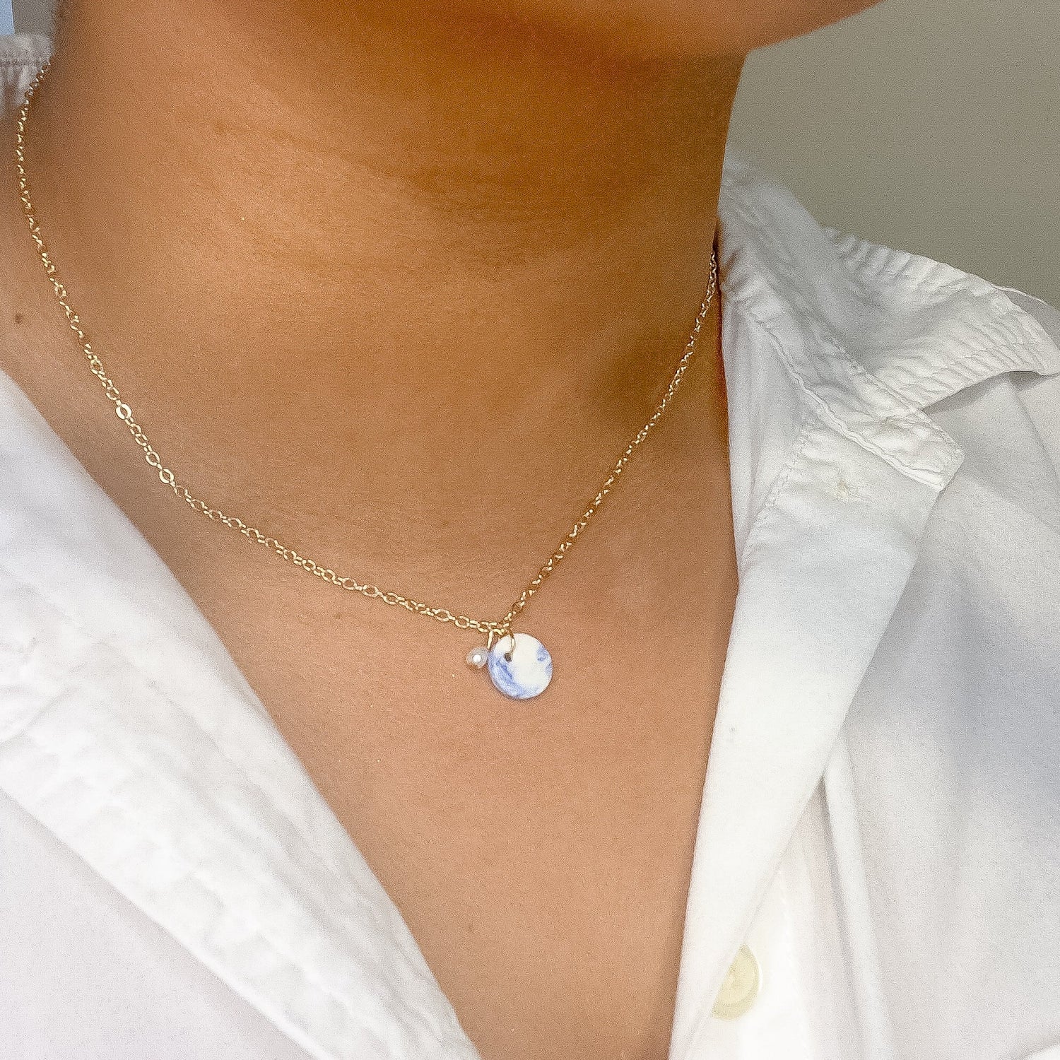 Mini Marble Necklace - Ashleigh McKoy