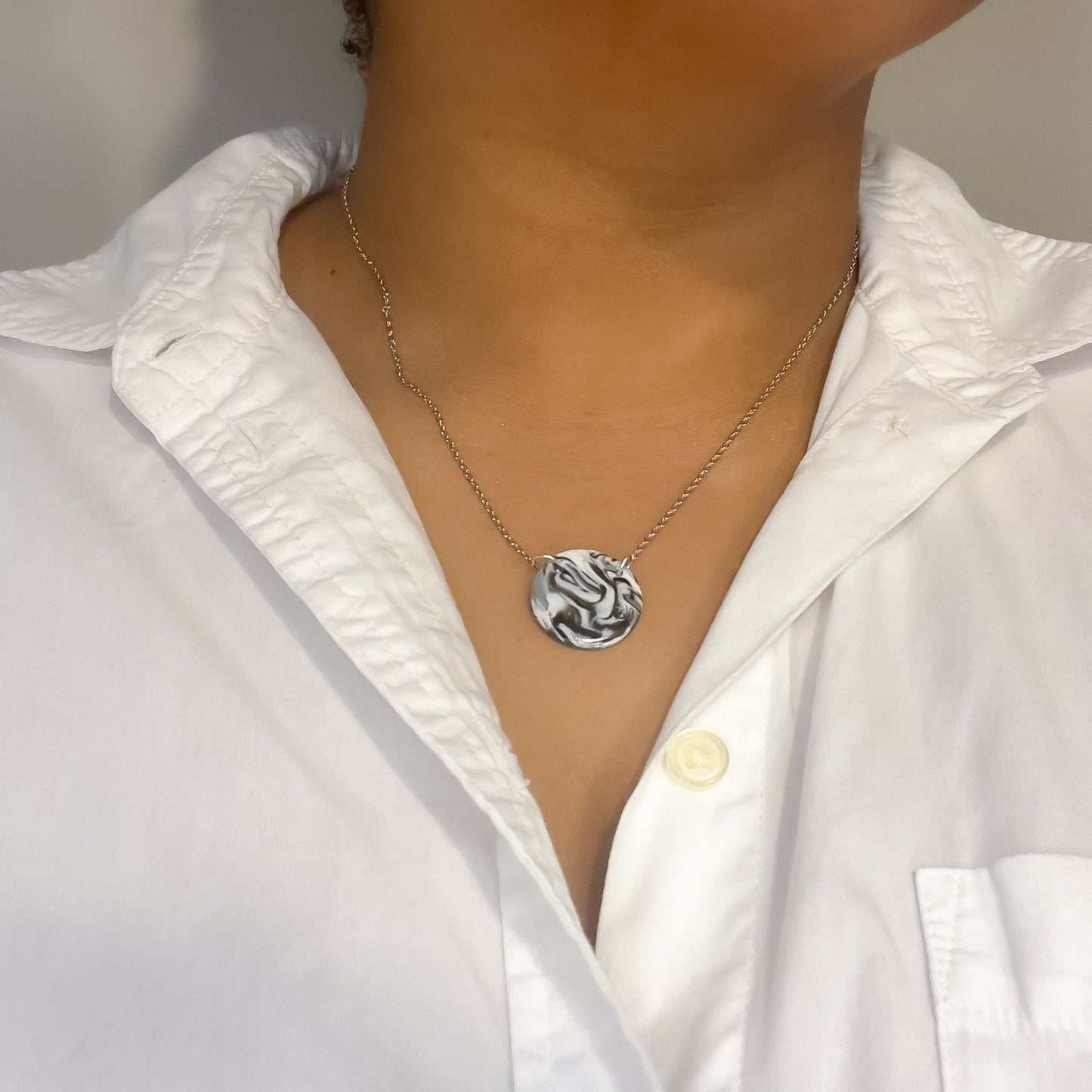Large Marble Necklace - Ashleigh McKoy