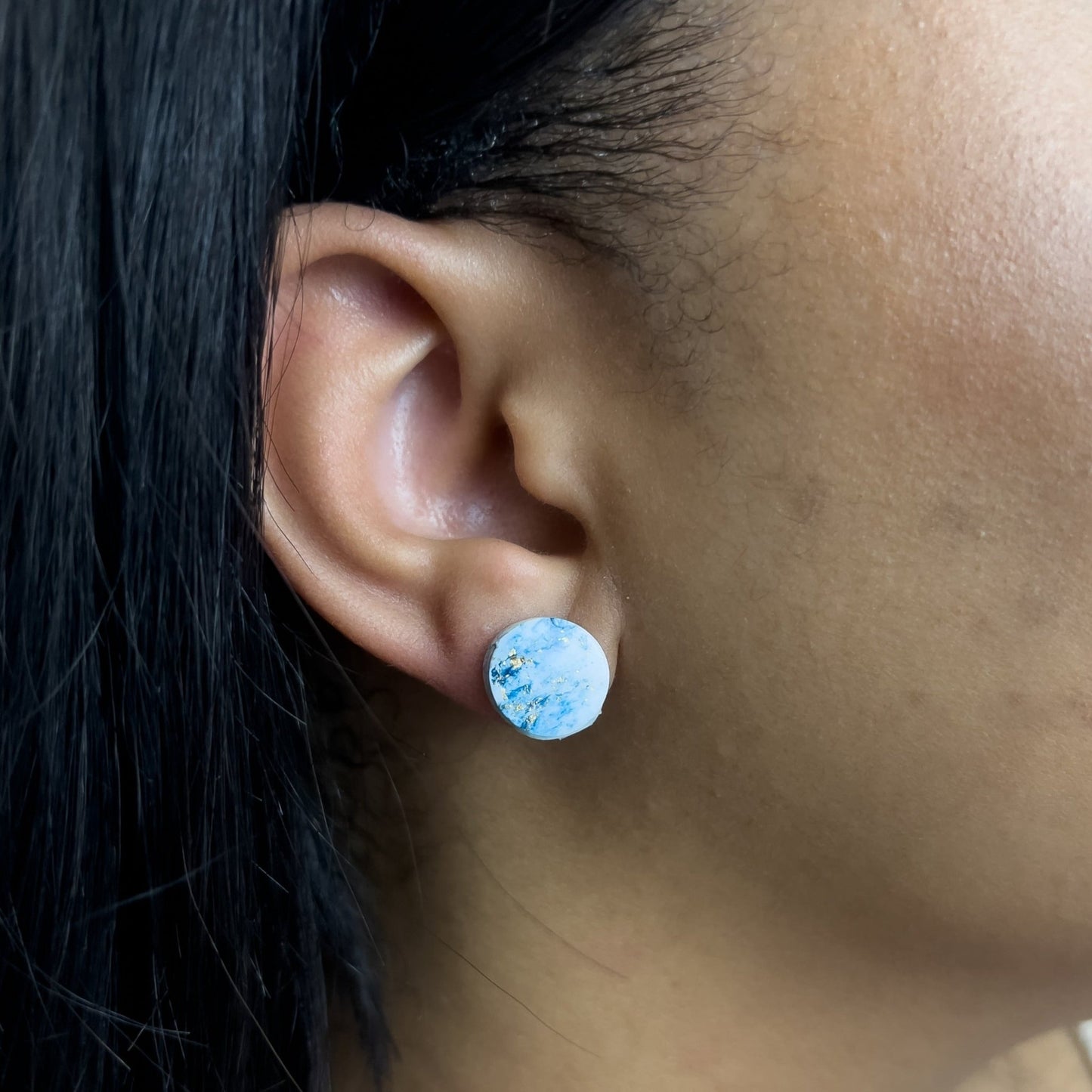 Small Marble Studs - Ashleigh McKoy