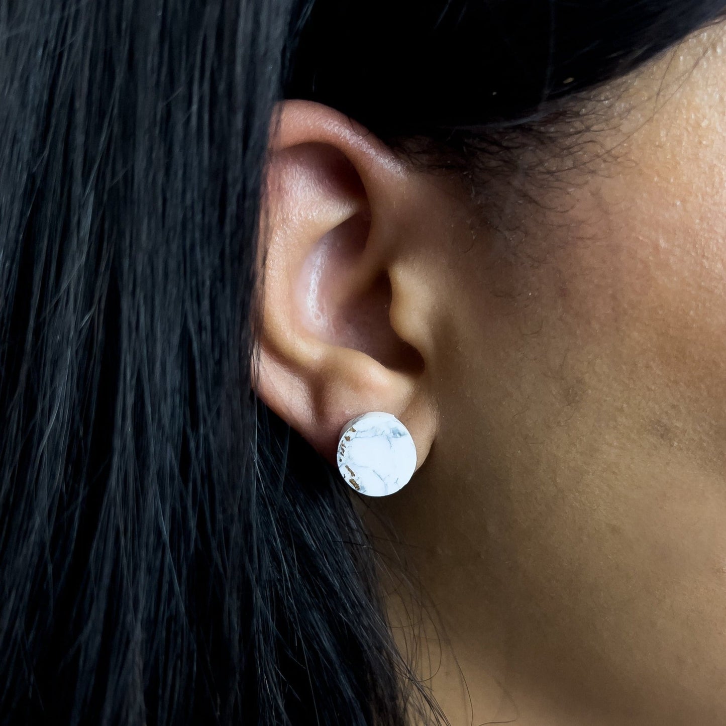Small Marble Studs - Ashleigh McKoy
