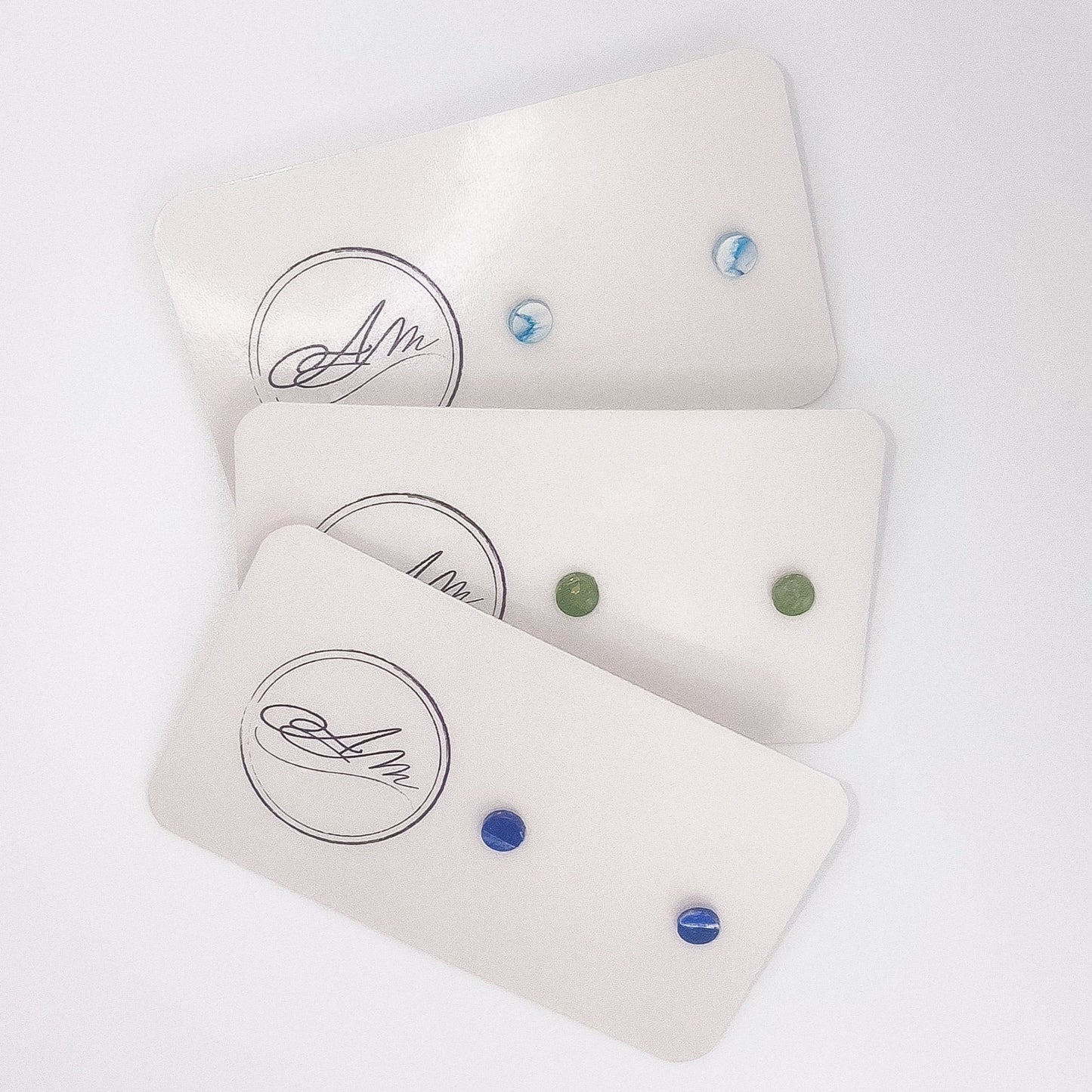 Mini Marble Studs - Ashleigh McKoy