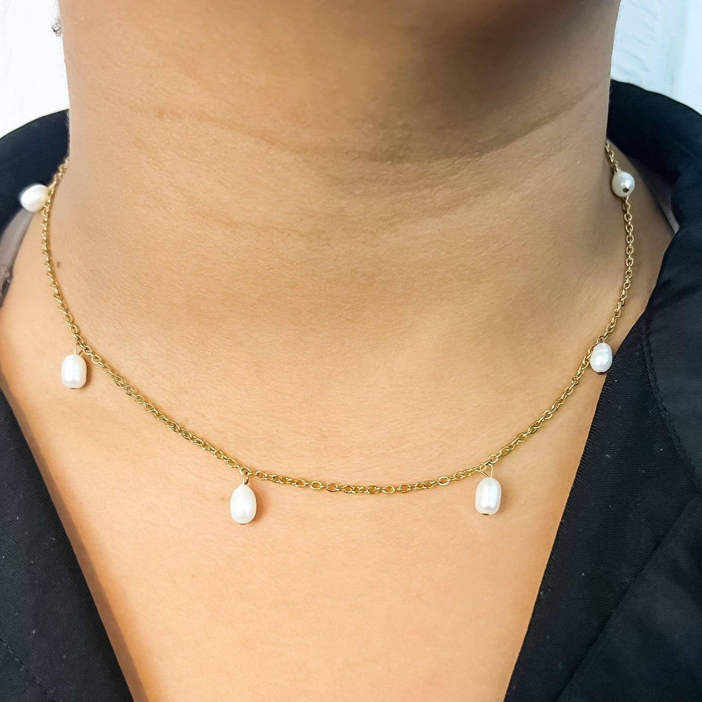 Thin Pearl Chain - Ashleigh McKoy