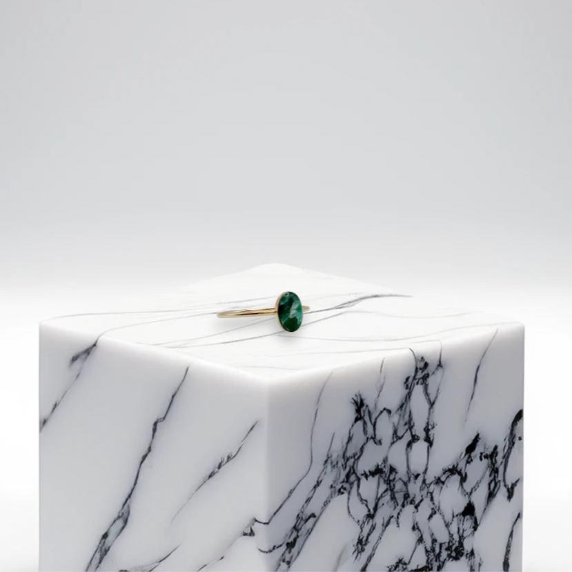 Oval Marble Ring - Ashleigh McKoy
