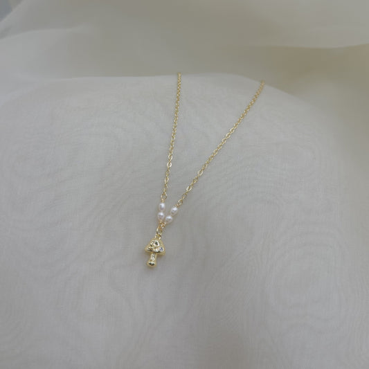 Mini Mushroom Necklace - Ashleigh McKoy
